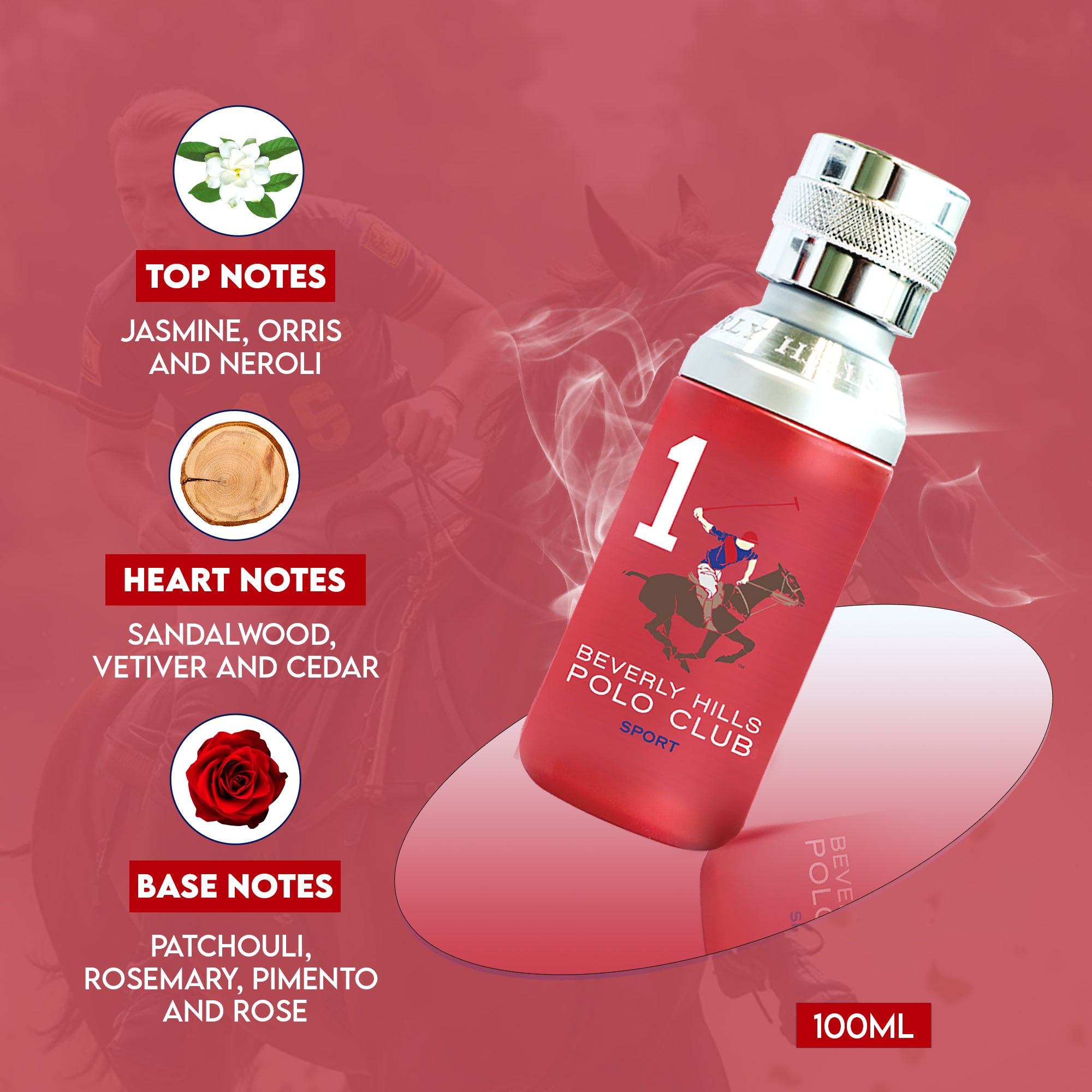 Sports No.1 Eau De Toilette For Men - 50 ML, EDT FOR MEN