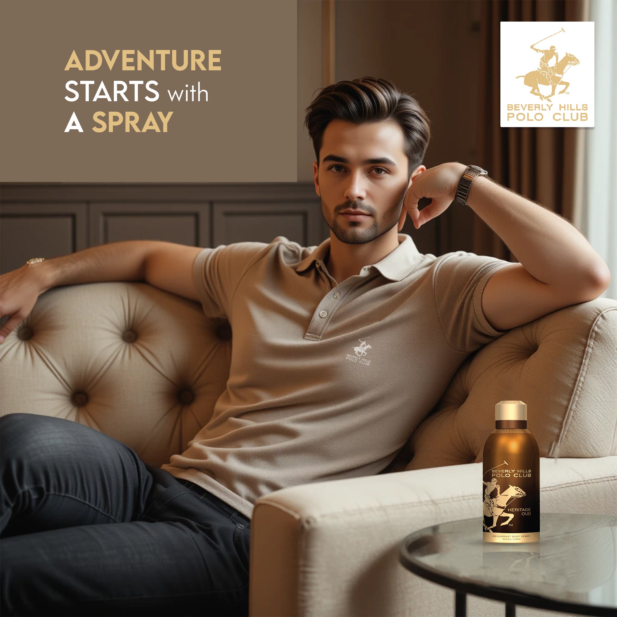 Prestige Parfum Body Spray - 300 ml, Deodorant for Men