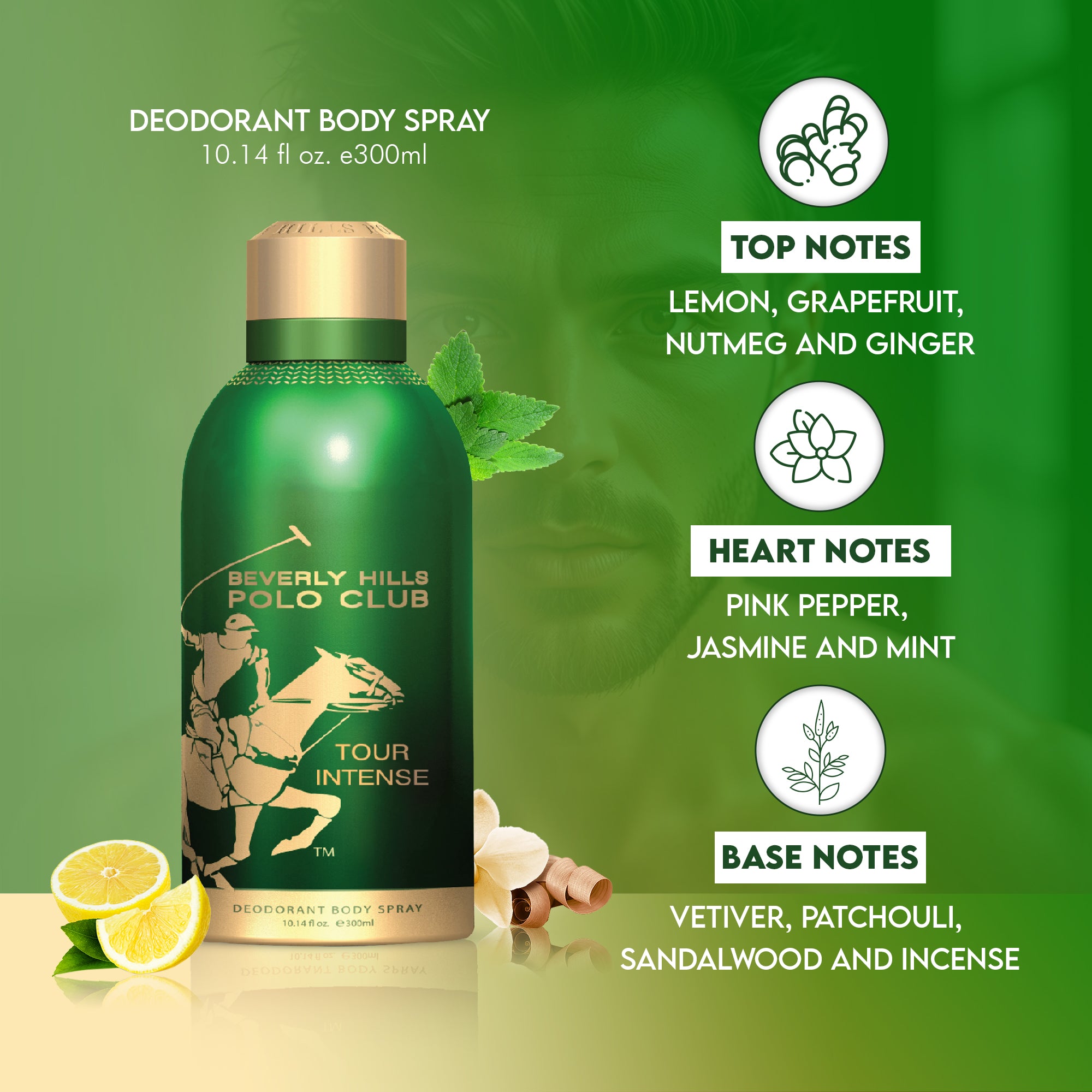 Prestige Parfum Body Spray - 300 ml, Deodorant for Men