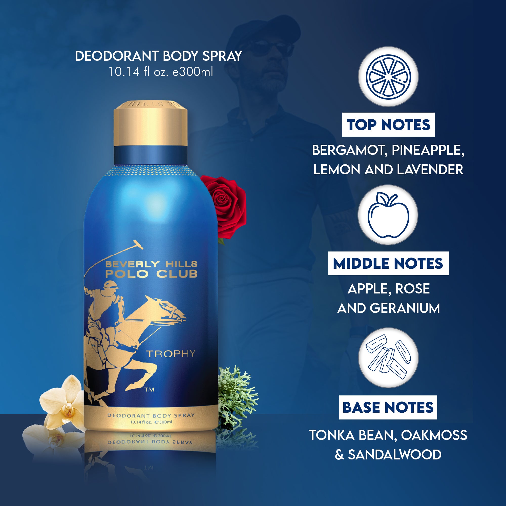 Prestige Parfum Body Spray - 300 ml, Deodorant for Men