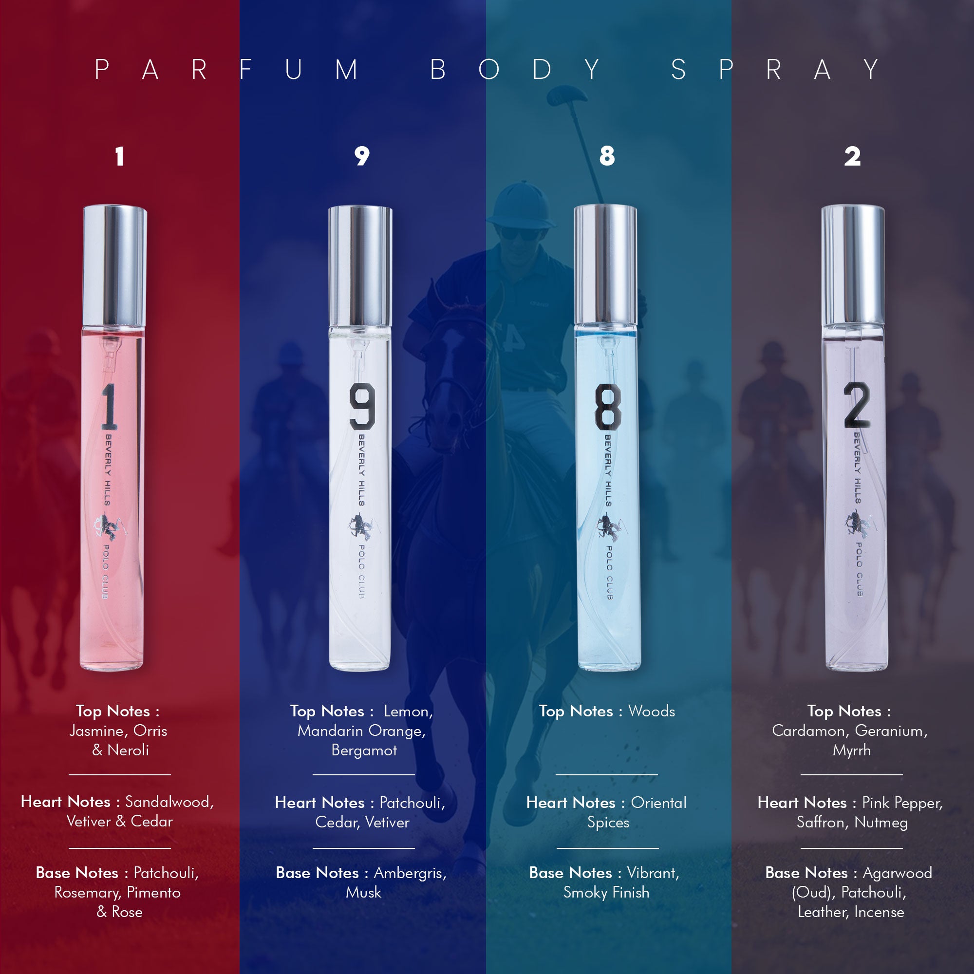 Series Collection Perfumes for Mens (16ml x 4) - Combo Pack